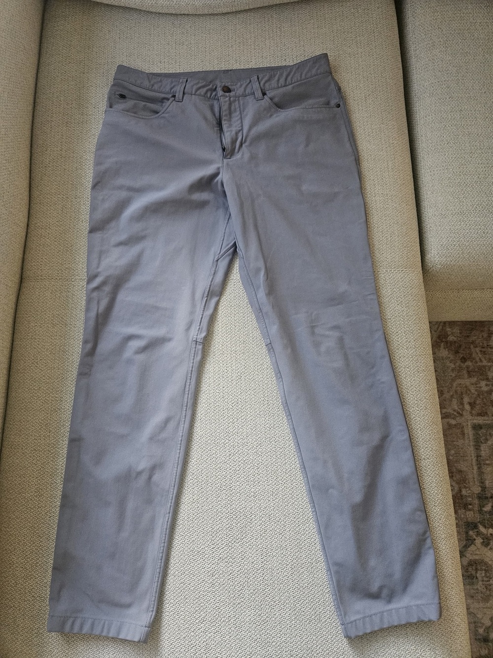 7 Diamonds Slim Fit Pants W32 L30 — Light Gray
